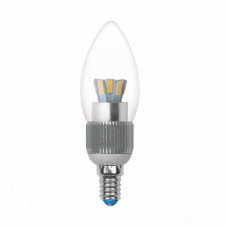 Лампа светодиодная диммируемая (08746) Uniel E14 5W 4500K прозрачная LED-C37P-5W/NW/E14/CL/DIM