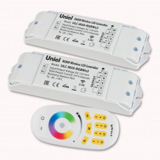 Контроллер для светодиодных лент 12/24В 2,4 ГГц (11108) Uniel ULC-M50-RGBWx2 White