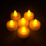 Набор декоративных свечей Feron FL077 c янтарной LED подсветкой, 6 шт
